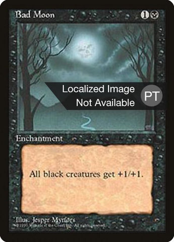Bad Moon [Fourth Edition Foreign Black Border] (4BB 120)