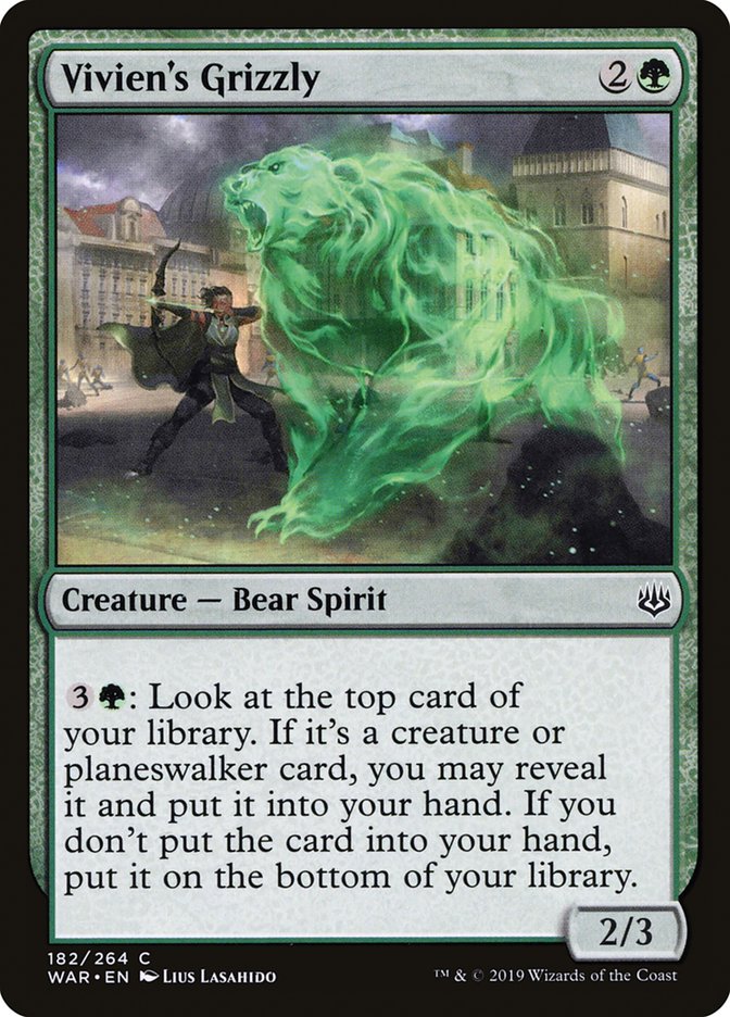 Vivien's Grizzly [War of the Spark] (WAR 182)
