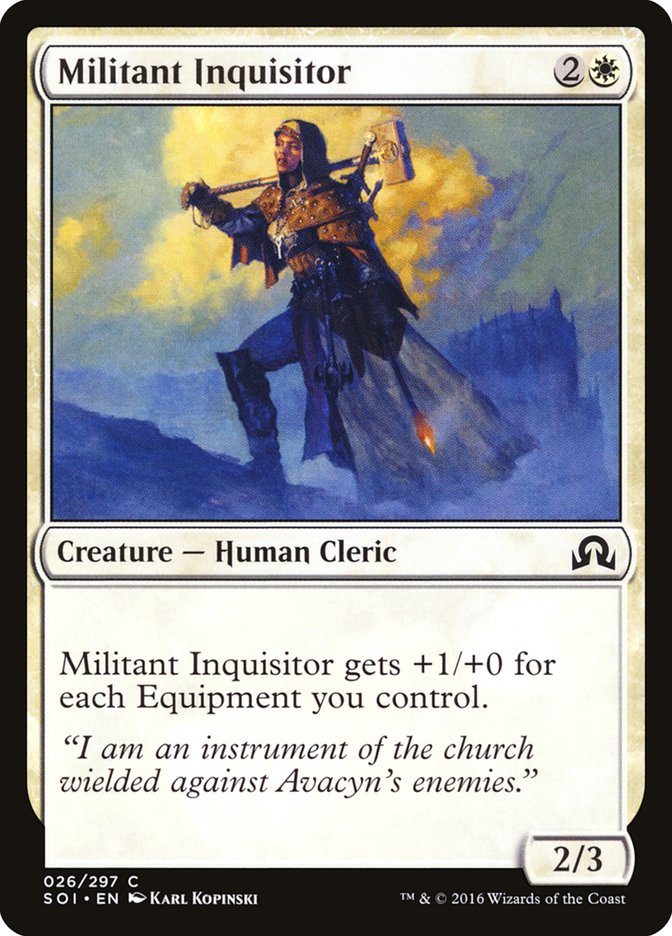 Militant Inquisitor [Shadows over Innistrad] (SOI 26)