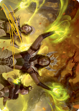 Dawnhart Wardens Art Card (Gold-Stamped Signature) [Innistrad: Midnight Hunt Art Series] (AMID 57)