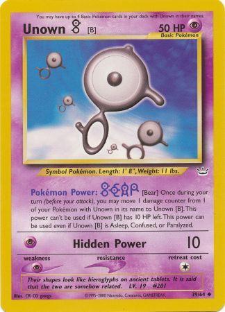 Unown [B] (39/64) [Neo Revelation]