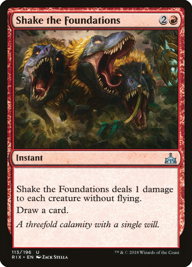 Shake the Foundations [Rivals of Ixalan] (RIX 113)