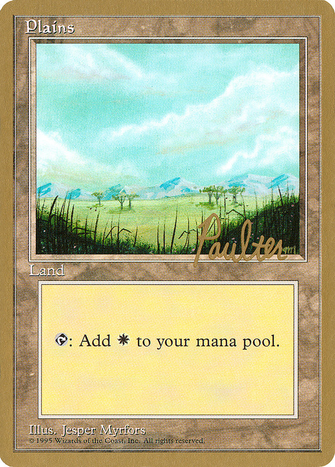 Plains (pp365) (Preston Poulter) [Pro Tour Collector Set] (PTC PP365)