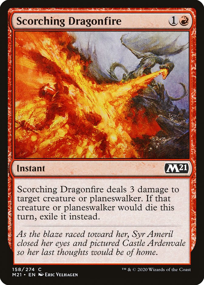 Scorching Dragonfire [Core Set 2021] (M21 158)