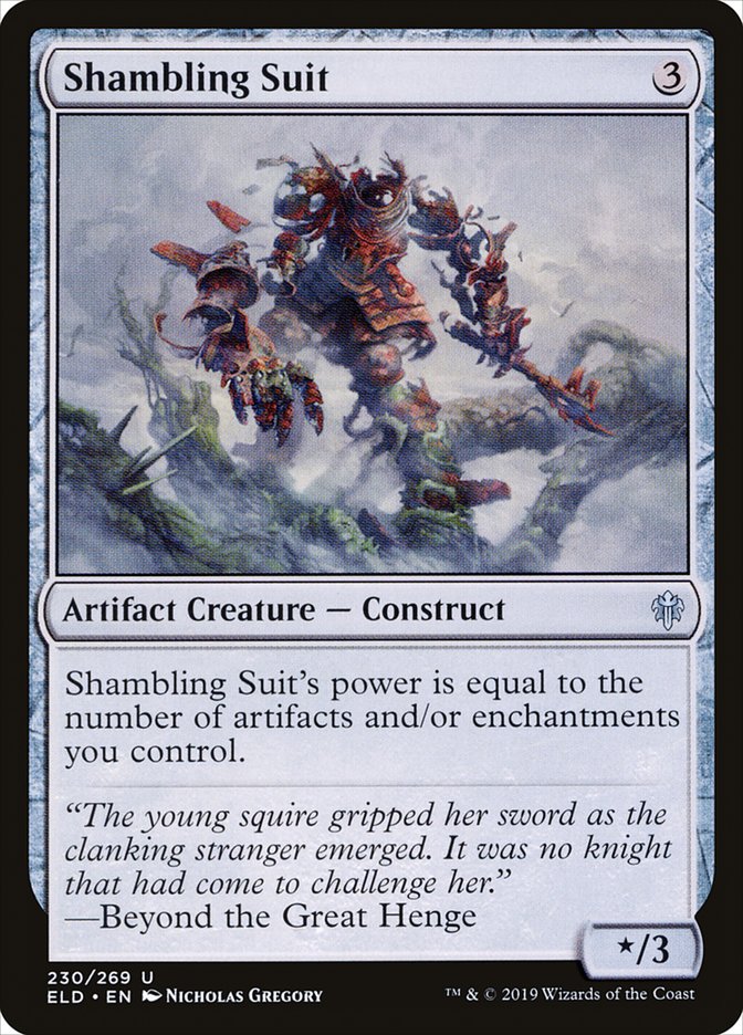 Shambling Suit [Throne of Eldraine] (ELD 230)