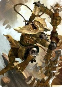 Teeterpeak Ambusher Art Card [Zendikar Rising Art Series] (AZNR 67)
