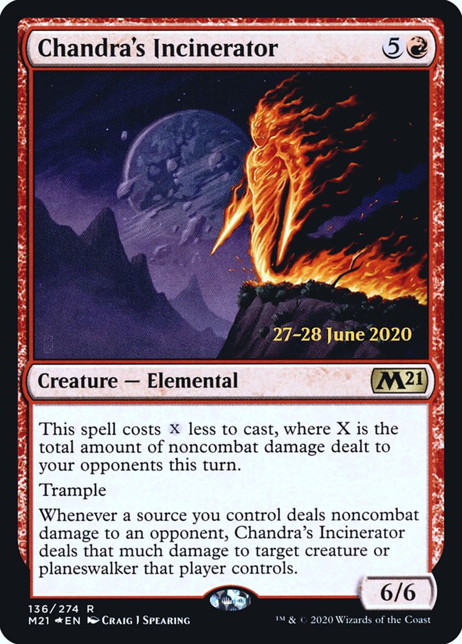 Chandra's Incinerator  [Core Set 2021 Prerelease Promos] (PM21 136S)