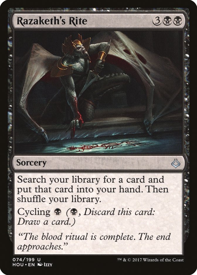 Razaketh's Rite [Hour of Devastation] (HOU 74)