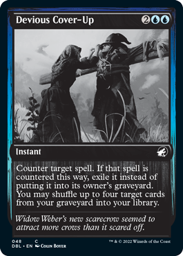Devious Cover-Up [Innistrad: Double Feature] (DBL 48)