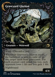 Graveyard Trespasser // Graveyard Glutton (Showcase Equinox) [Innistrad: Midnight Hunt] (MID 290)