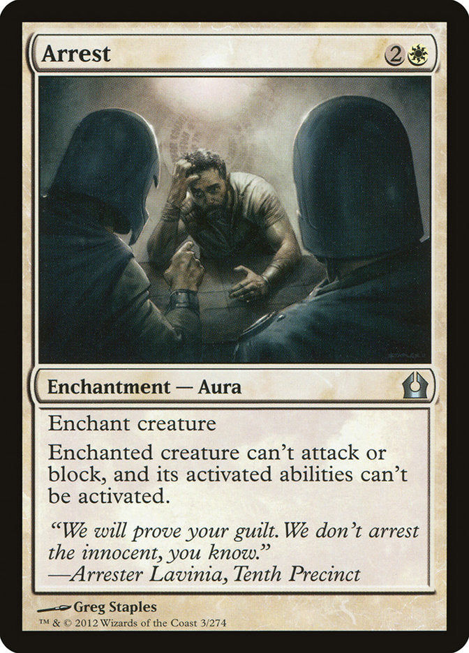 Arrest [Return to Ravnica] (RTR 3)