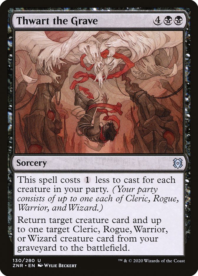 Thwart the Grave [Zendikar Rising] (ZNR 130)