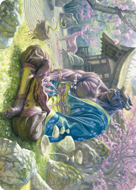 Kosei, Penitent Warlord Art Card [Kamigawa: Neon Dynasty Art Series] (ANEO 8)