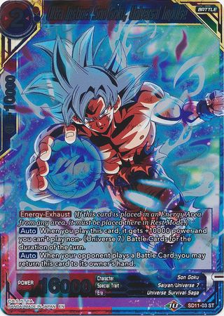 Ultra Instinct Son Goku, Universal Impulse (Gold Stamped) (Starter Deck Exclusive) [SD11-03]