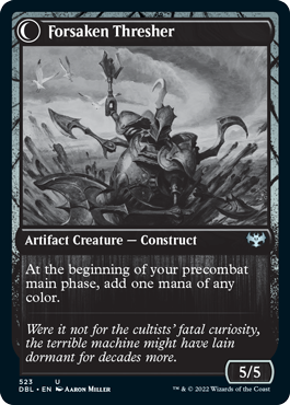 Foreboding Statue // Forsaken Thresher [Innistrad: Double Feature] (DBL 523)