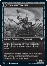 Foreboding Statue // Forsaken Thresher [Innistrad: Double Feature] (DBL 523)