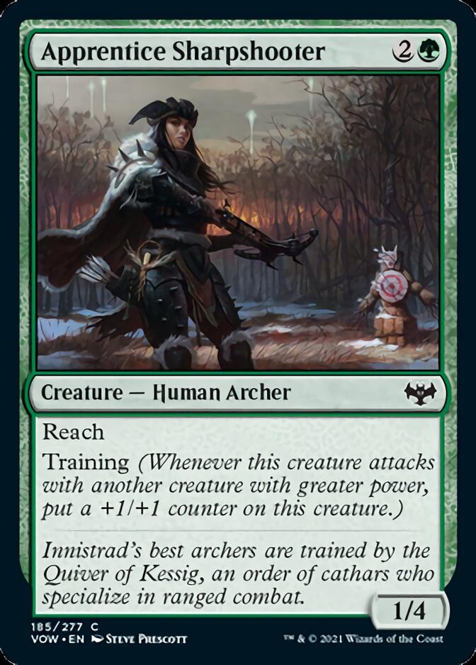 Apprentice Sharpshooter [Innistrad: Crimson Vow] (VOW 185)