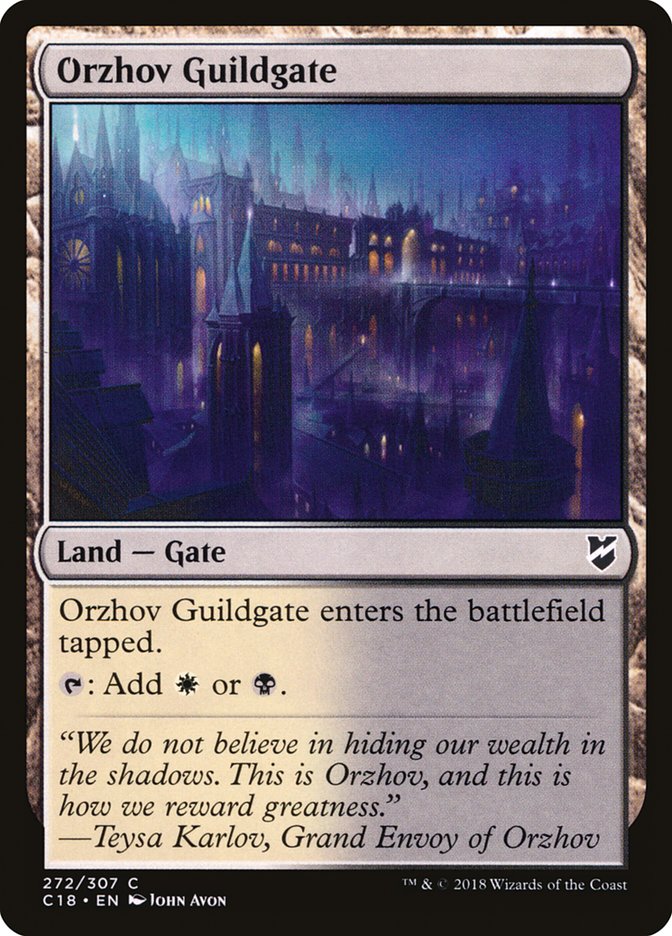 Orzhov Guildgate [Commander 2018] (C18 272)