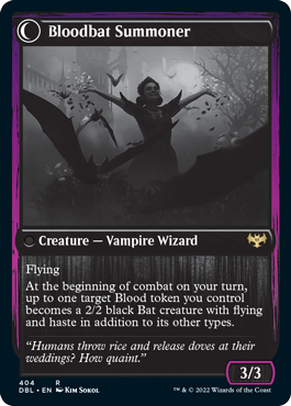 Voldaren Bloodcaster // Bloodbat Summoner [Innistrad: Double Feature] (DBL 404)