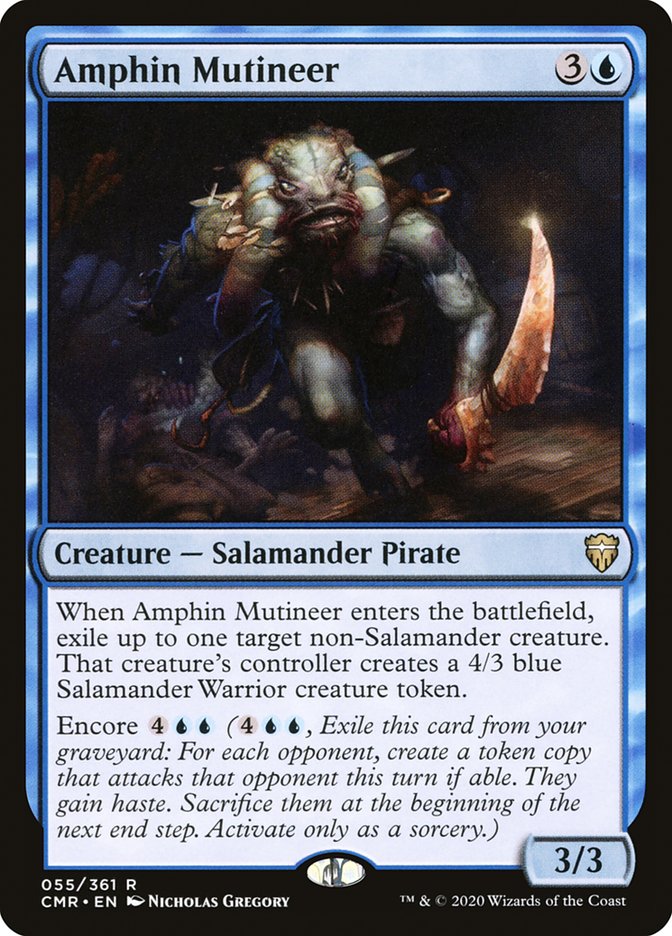 Amphin Mutineer [Commander Legends] (CMR 55)