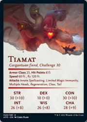 Tiamat Art Card [Dungeons & Dragons: Adventures in the Forgotten Realms Art Series] (AAFR 26)