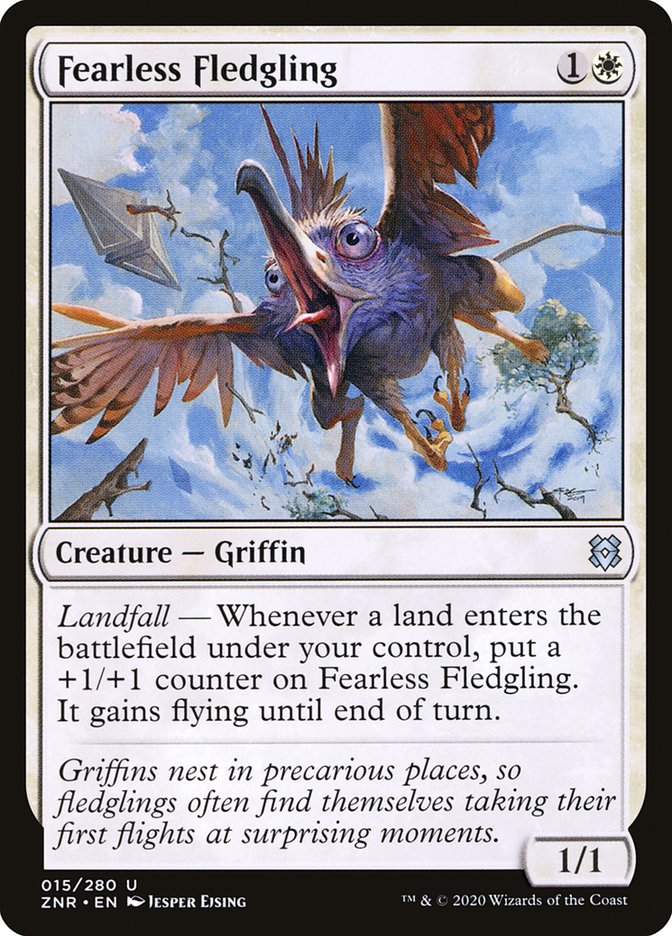 Fearless Fledgling [Zendikar Rising] (ZNR 15)
