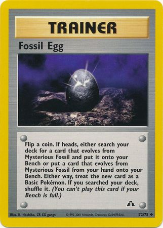Fossil Egg (72/75) [Neo Discovery]