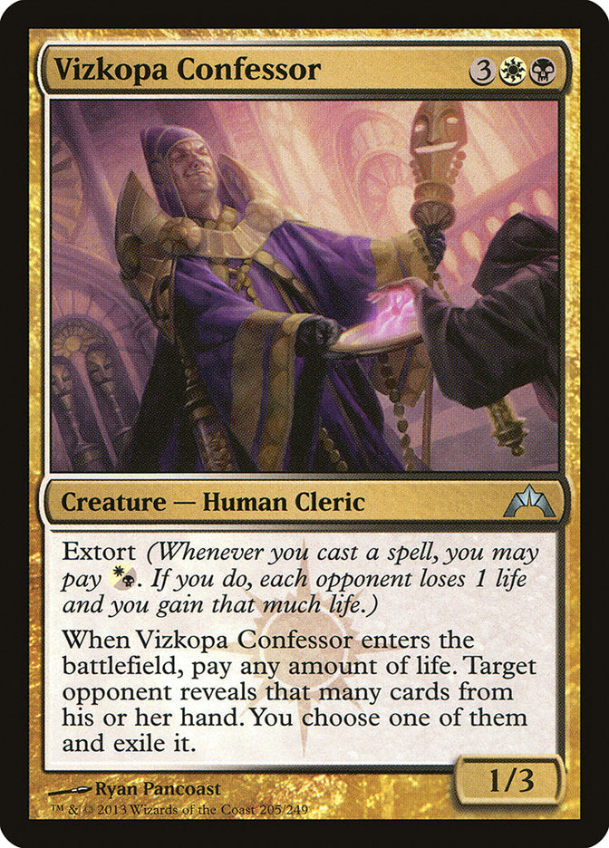 Vizkopa Confessor [Gatecrash] (GTC 205)