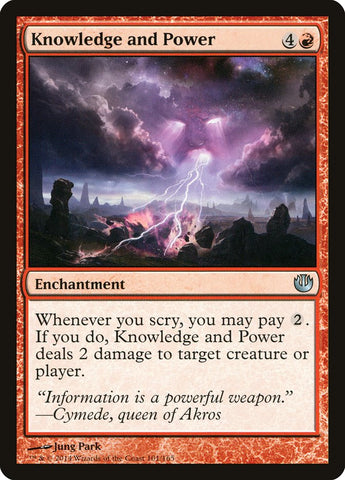 Knowledge and Power [Journey into Nyx] (JOU 101)