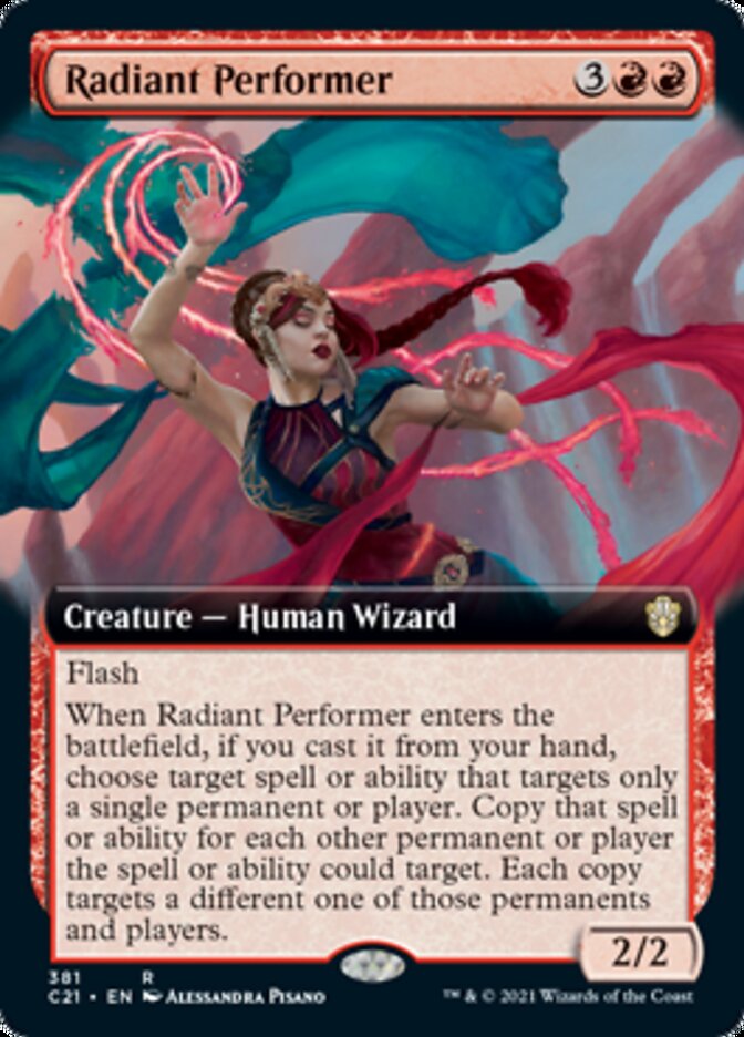 Radiant Performer (Extended) [Commander 2021] (C21 381)