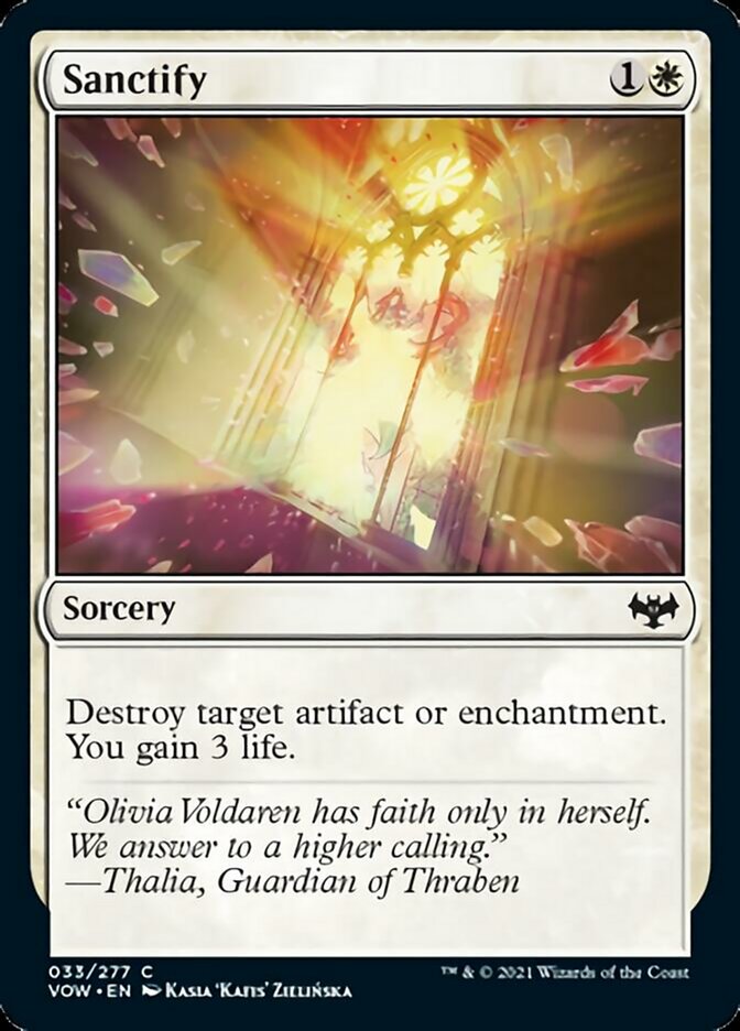 Sanctify [Innistrad: Crimson Vow] (VOW 33)