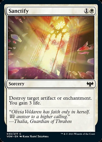 Sanctify [Innistrad: Crimson Vow] (VOW 33)
