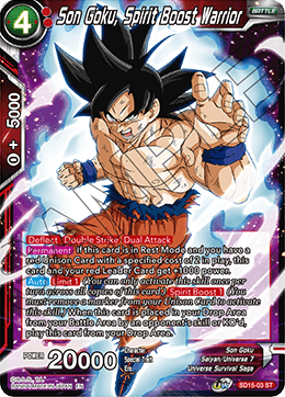 Son Goku, Spirit Boost Warrior (Starter Deck - Pride of the Saiyans) [SD15-03]