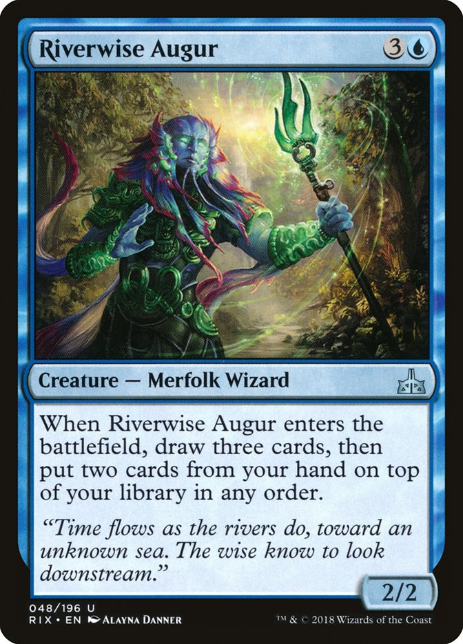 Riverwise Augur [Rivals of Ixalan] (RIX 48)