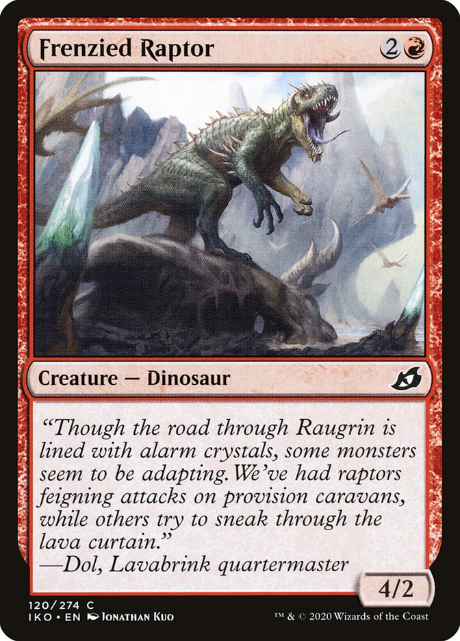 Frenzied Raptor [Ikoria: Lair of Behemoths] (IKO 120)