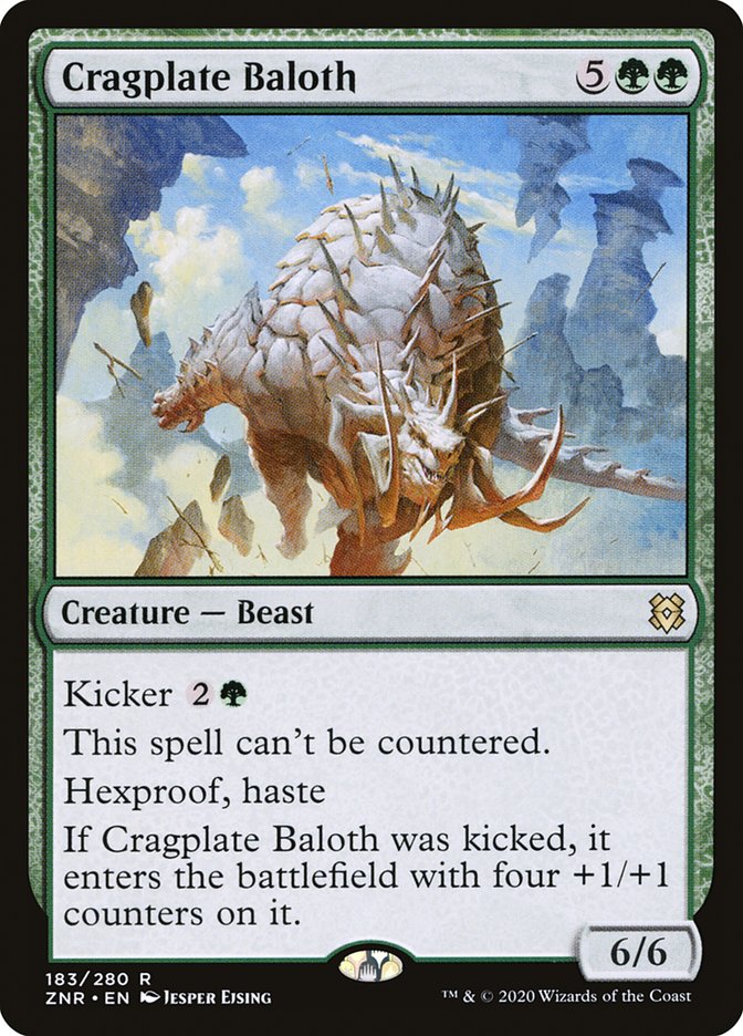 Cragplate Baloth [Zendikar Rising] (ZNR 183)