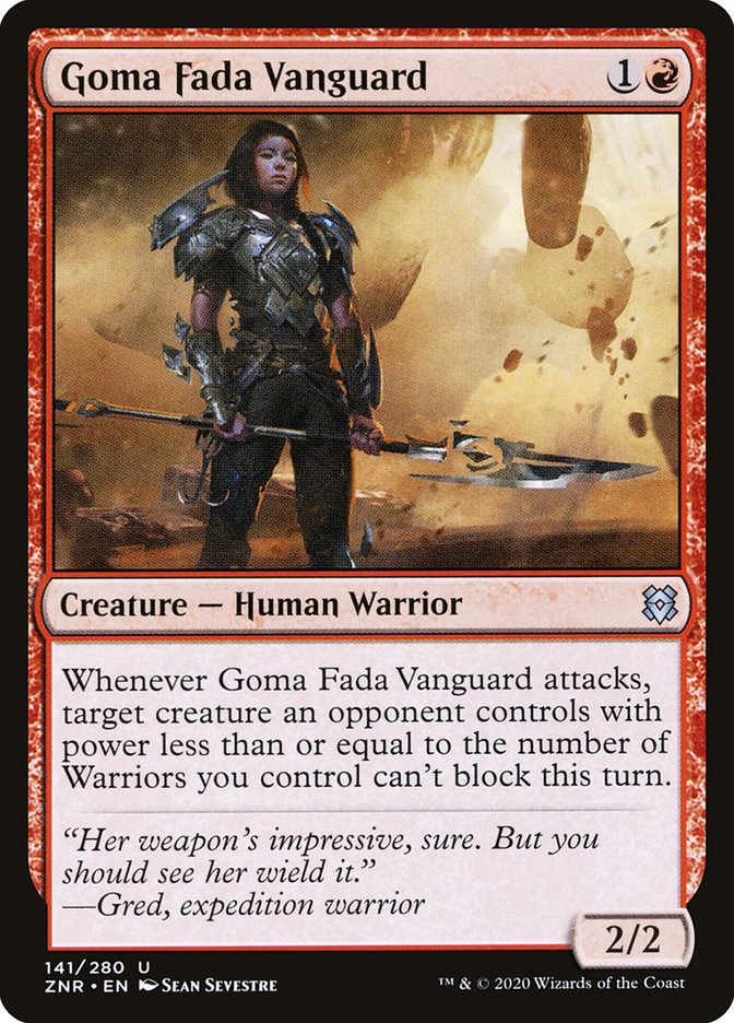 Goma Fada Vanguard [Zendikar Rising] (ZNR 141)
