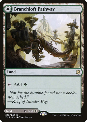 Branchloft Pathway // Boulderloft Pathway [Zendikar Rising] (ZNR 258)