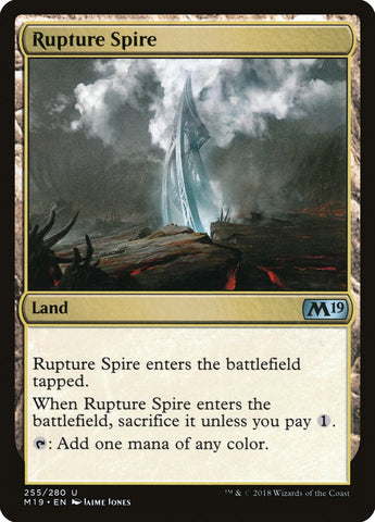 Rupture Spire [Core Set 2019] (M19 255)