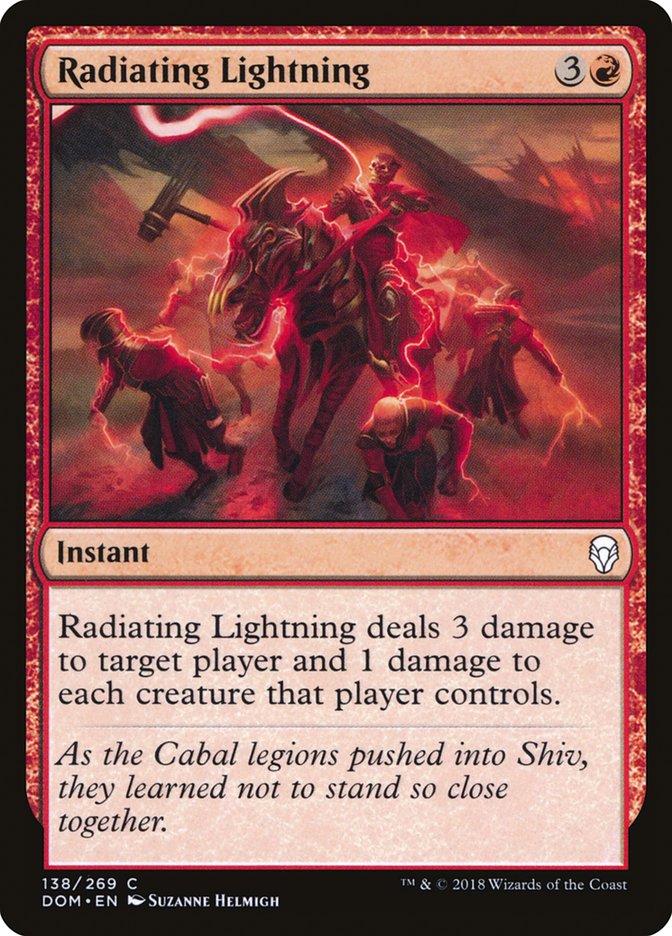 Radiating Lightning [Dominaria] (DOM 138)