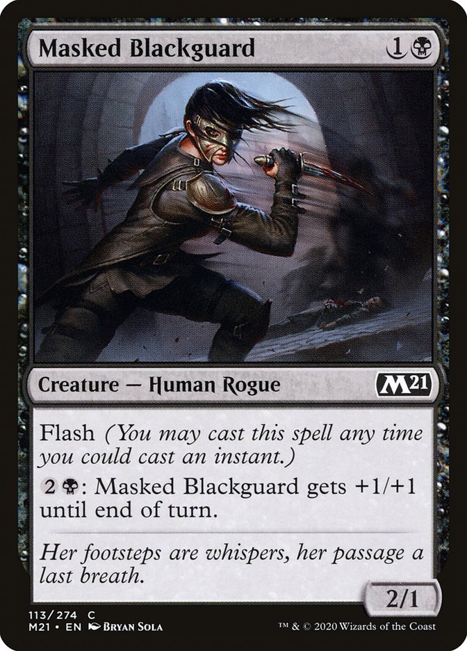 Masked Blackguard [Core Set 2021] (M21 113)