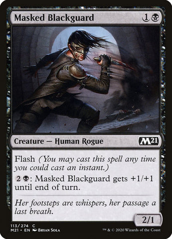 Masked Blackguard [Core Set 2021] (M21 113)