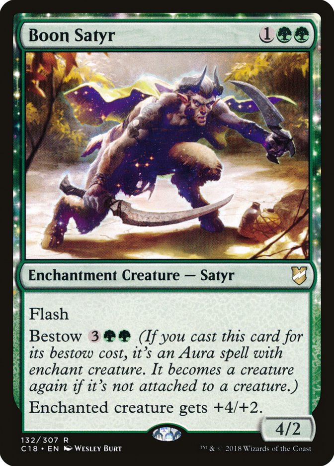 Boon Satyr [Commander 2018] (C18 132)