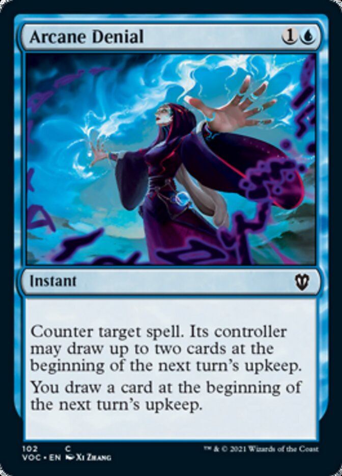 Arcane Denial [Innistrad: Crimson Vow Commander] (VOC 102)