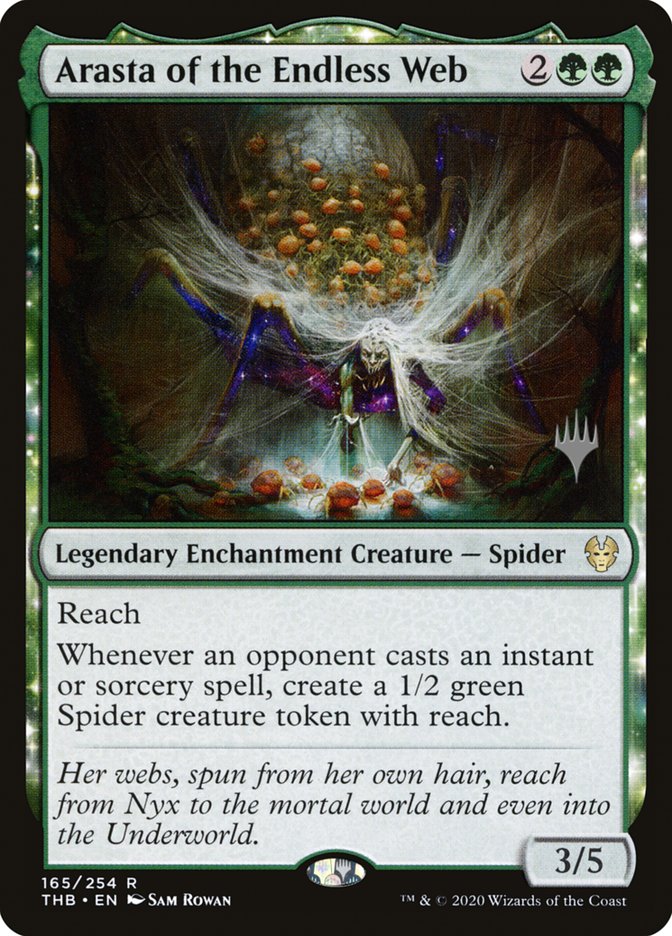 Arasta of the Endless Web (Promo Pack) [Theros Beyond Death Promos] (PTHB 165P)