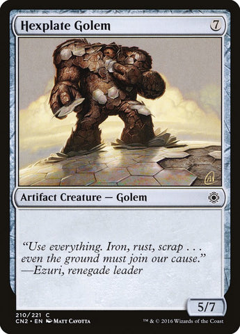 Hexplate Golem [Conspiracy: Take the Crown] (CN2 210)