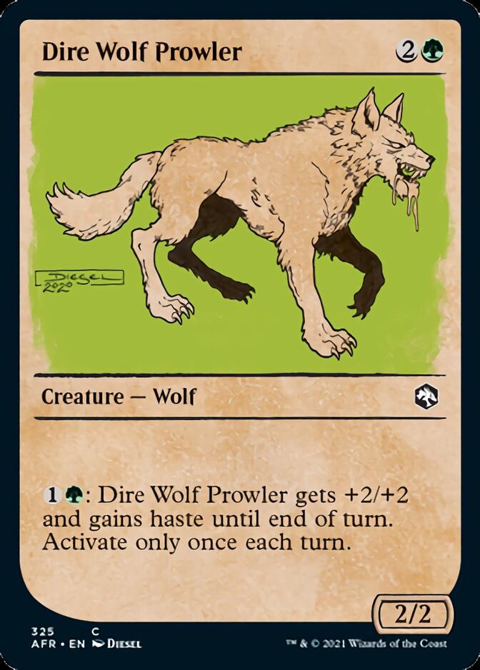 Dire Wolf Prowler (Showcase) [Dungeons & Dragons: Adventures in the Forgotten Realms] (AFR 325)