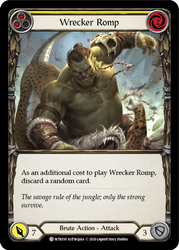 Wrecker Romp (Yellow) [WTR030] Unlimited Rainbow Foil