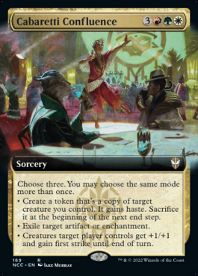 Cabaretti Confluence (Extended Art) [Streets of New Capenna Commander] (NCC 169)