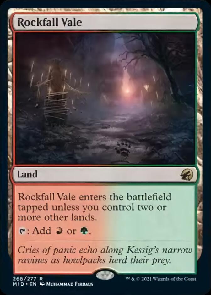 Rockfall Vale [Innistrad: Midnight Hunt] (MID 266)